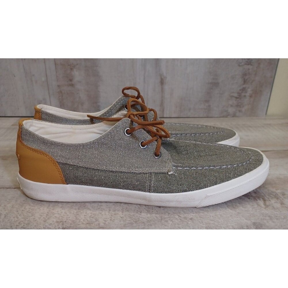 ✅ Mens 14 Beverly Hills Polo Club Boat Dock Shoes Grey Casual Comfort Sneakers - Picture 8 of 12